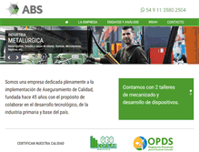 Tablet Screenshot of corpabs.com